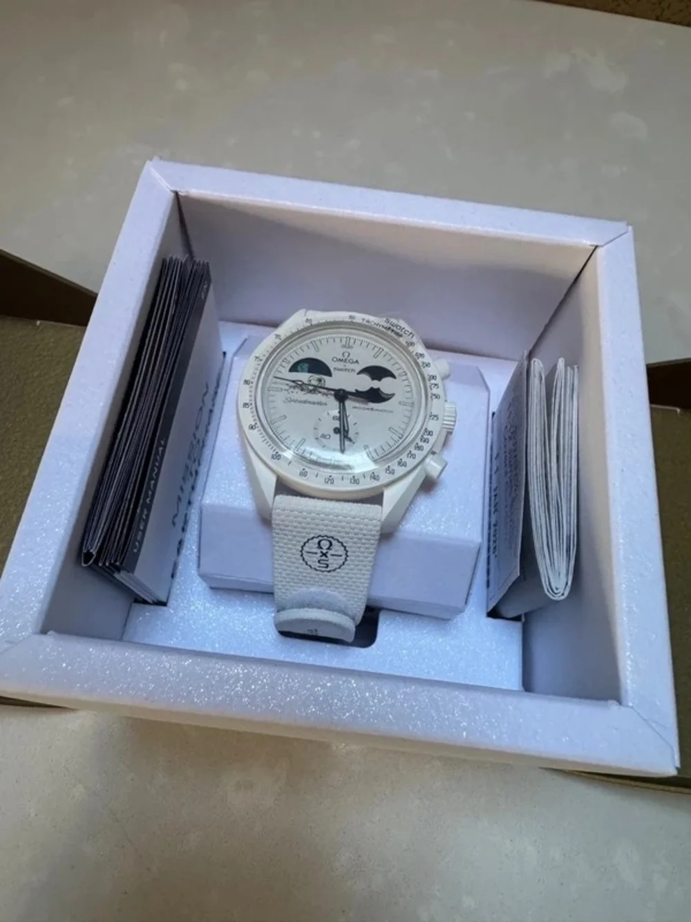 Omega x Swatch MoonSwatch Mission to EarthPhase Moonshine Gold